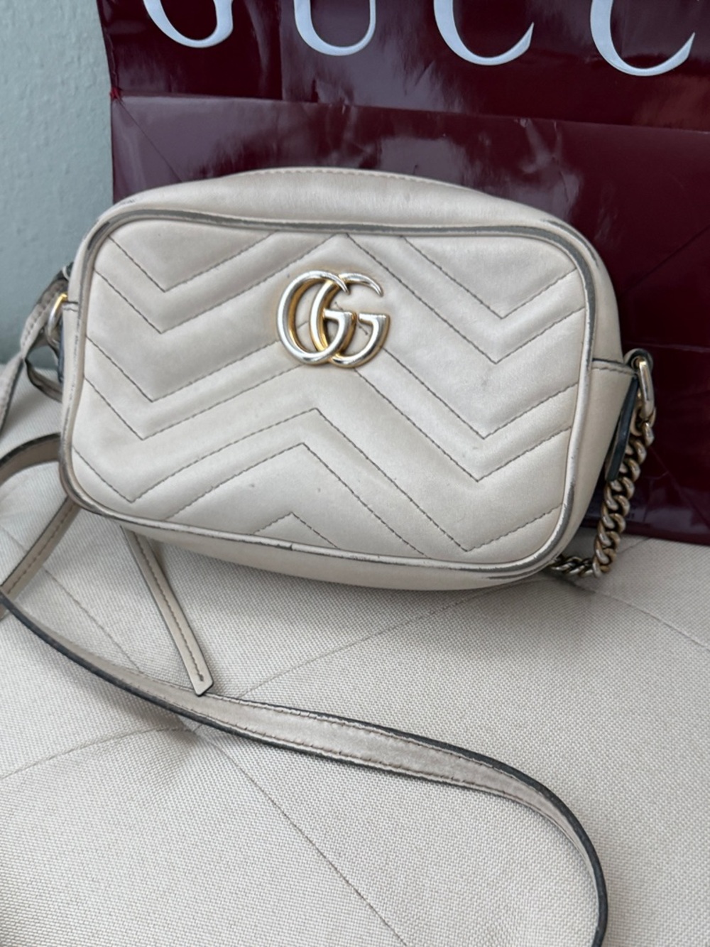 Gucci GG Marmont matelassé mini bag